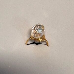 Elegant Gold and Silver Women's Ring